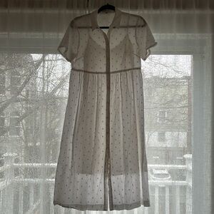 COPY - Madewell White Cotton Button-Up Dress